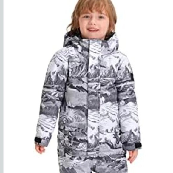 Snowsuit for Boy and Girl One Piece Ski Suit Jacket Water proof Windproof 5T - Picture 1 of 4